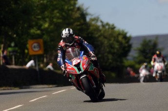 Michael Dunlop wins the TT Superstock race