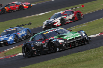 Michael Krumm and Daiki Sasaki enjoyed Super GT success at Fuji 