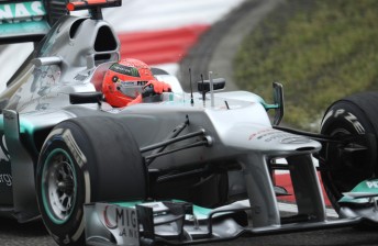 thumb Michael Schumacher topped the second Chinese session for Mercedes-AMG