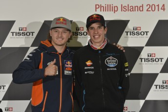 Jack Miller and Moto3 title rival Alex Marquez 