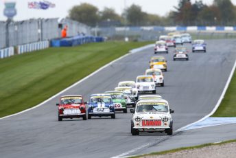 Sullivan in command of the big field at Donington