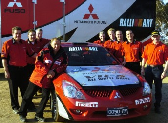 Alan Heaphy left V8 Supercars to work with Team Mitsubishi Ralliart