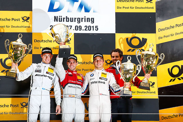Spaniard Miguel Molina (Abt Audi) takes victory in Race 2 at the Nurburgring