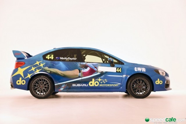A mock up of the livery Molly Taylor will run in the Australian Rally Championship