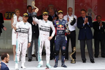 Lewis Hamiton did not congratulate Nico Rosberg on the podium at Monaco 