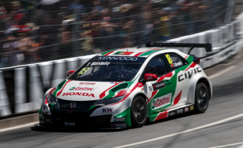 Tiago Monteiro scored a popular win in front of his home crowd 