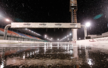Heavy rain made testing impossible at the Losail Circuit