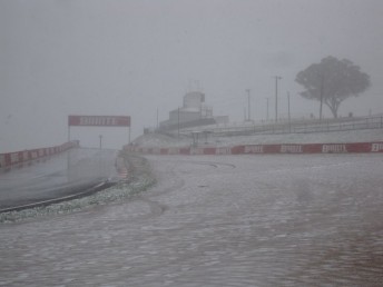 No this is not the top of Mount Kosciuszko - this is Mount Panorama!