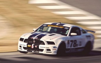 The Mustang that Davison will driver this weekend