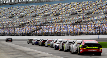 The Sprint Cup field testing at Daytona