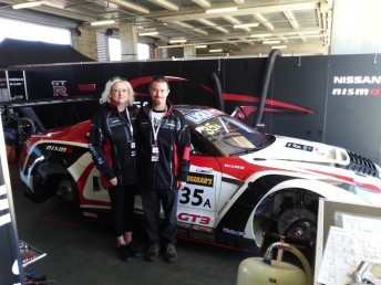 Competition winners Vicki and Trevor experienced the ultimate with the Bathurst 12 Hour-winning NISMO GT-R 