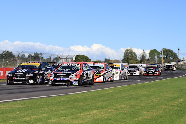 The unified NZ V8 Touring Car series will kick off a seven round schedule next month at Taupo. pic: Matt Smith