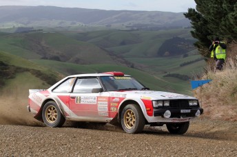 Neal Bates closes in on successive Otago rally win. Pic: Peter Whitten
