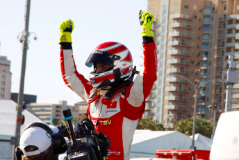 Nelson Piquet jr becomes the sixth different driver to win after round 6 of the Formula E Championship at Long Beach 