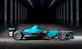 The new look NextEV Formula E car