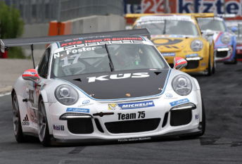 Nick Foster on his way to fourth 