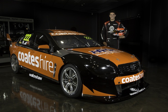 The Coates Hire Commodore as Percat will campaign it in Adelaide and Melbourne