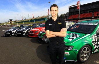 Nick Ryan with the five Kelly Racing entries