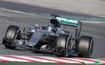 Nico Rosberg set the benchmark on the opening day of the final pre-season test