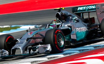 Nico Rosberg cruised to victory in his home grand prix