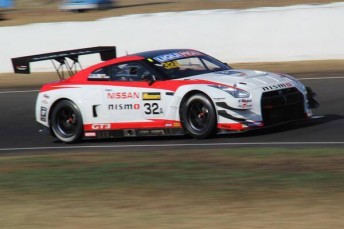 Buncombe turned the fastest lap in the Nissan GT-R