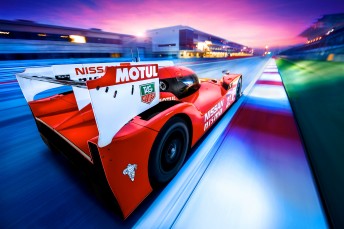 The rear of the Nissan GT-R LM Nismo