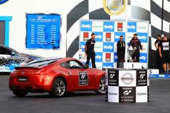 The Nissan GT Academy  motorkhana test