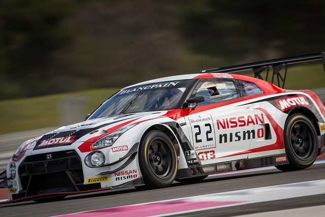 The #22 Nissan GT-R Matt Simmons will pilot in the Blancpain Endurance Series 