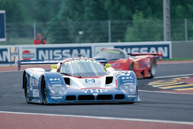 The 1990 Le Mans 24 Hour pole-winning Nissan R90CK 