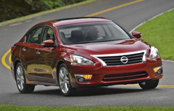 The Nissan Altima will hit Australian roads in mid-2013, many months after the car makes its race track debut
