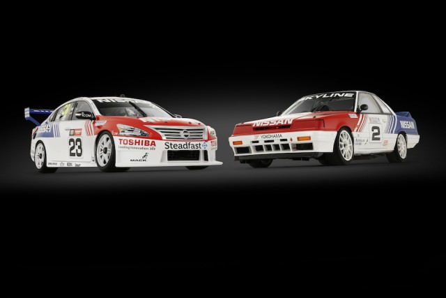 Nissan brought the Altima and Skyline together for a pre-Bathurst photoshoot