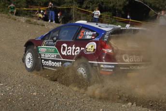 Novikov holds a healthy 30 second leading heading into Day 2 of the Rally of Greece