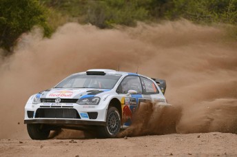 Sebastien Ogier is out front in Argentina