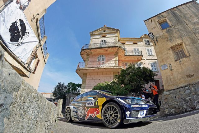 Ogier controlled things at the front in Corsica