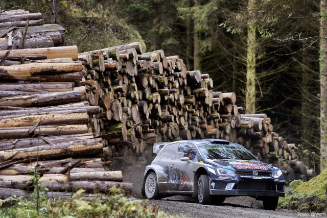 Ogier had to press on the second day in Wales