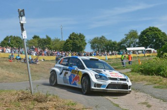 Sebastien Ogier won the opening two stages in Germany