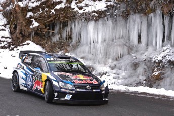Ogier got down to business on the first full day of the 2016 WRC season