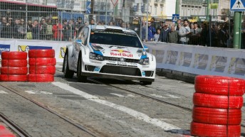 Ogier in front early in Portugal