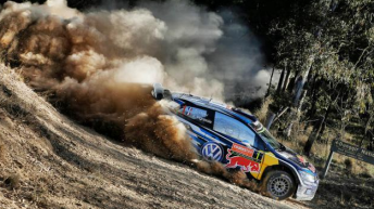 Sebastien Ogier has stretched his lead to 7.3s with two stages remaining in Rally Australia
