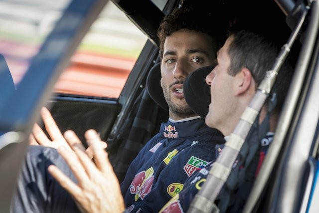 Daniel Ricciardo and Jamie Whincup