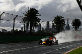 Daniel Ricciardo on track at Albert Park