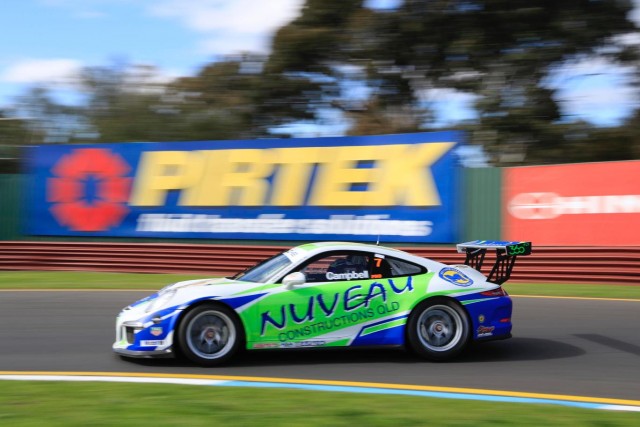 Campbell is two from two so far in the Carrera Cup at Sandown