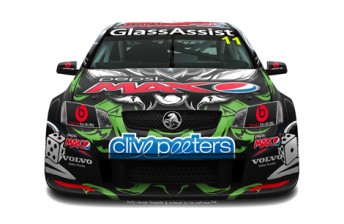 The front of the Greg Murphy/Allan Simonsen Pepsi Max Crew Commodore VE
