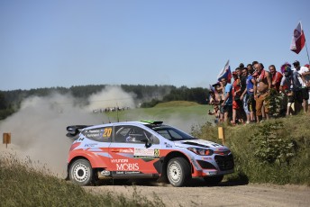 Paddon maintained fifth place