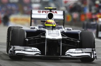 Pastor Maldonado at the Nurburgring