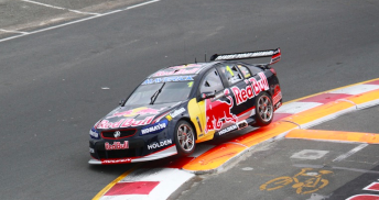 The #1 Red Bull Holden topped Practice 2 with Paul Dumbrell aboard