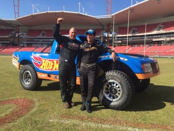 Paul Morris and Matt Mingay will be among five Australians taking on a similar number of Americans when the Stadium Super Trucks compete in a two-round series culminating with the Spotless Stadium show in Sydney on October 31