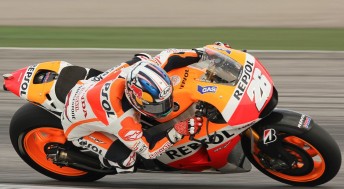 Dani Pedrosa was wide awake on the second day of testing
