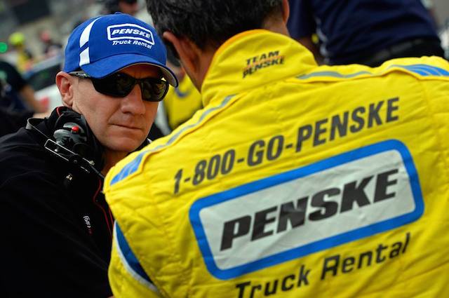 The famed yellow, white and blue Penske Truck Rental colours have been a fixture of Penske