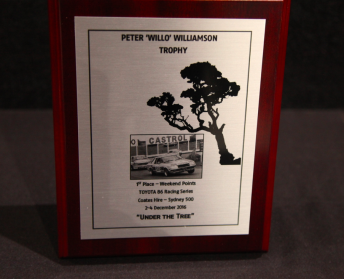 The newly created Peter Williamson Trophy